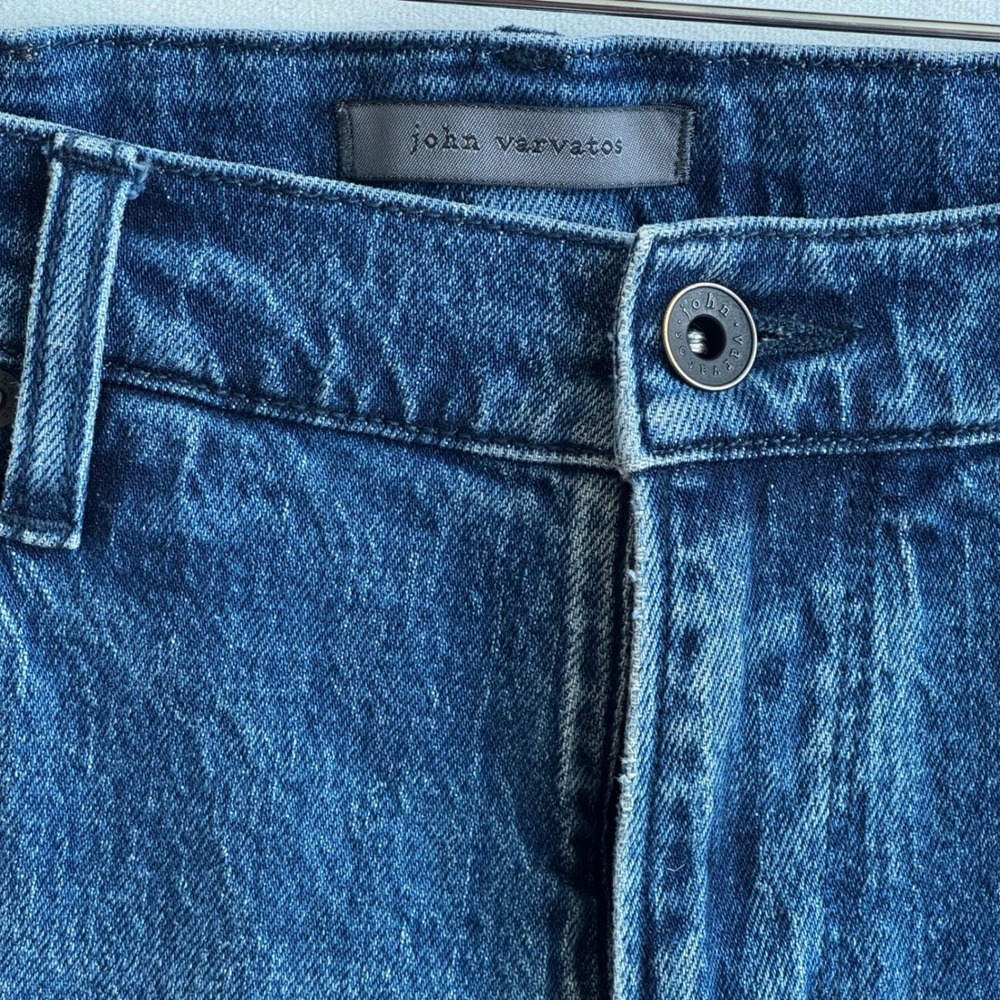 John Varvatos Regular Fit Blue Denim Jeans Mens Size 30 - Picture 3 of 11
